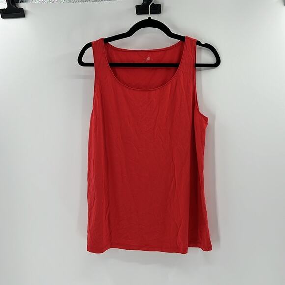 J. Jill Women's Easy A-Line Tank Top - Red - Large - Picture 2 of 5